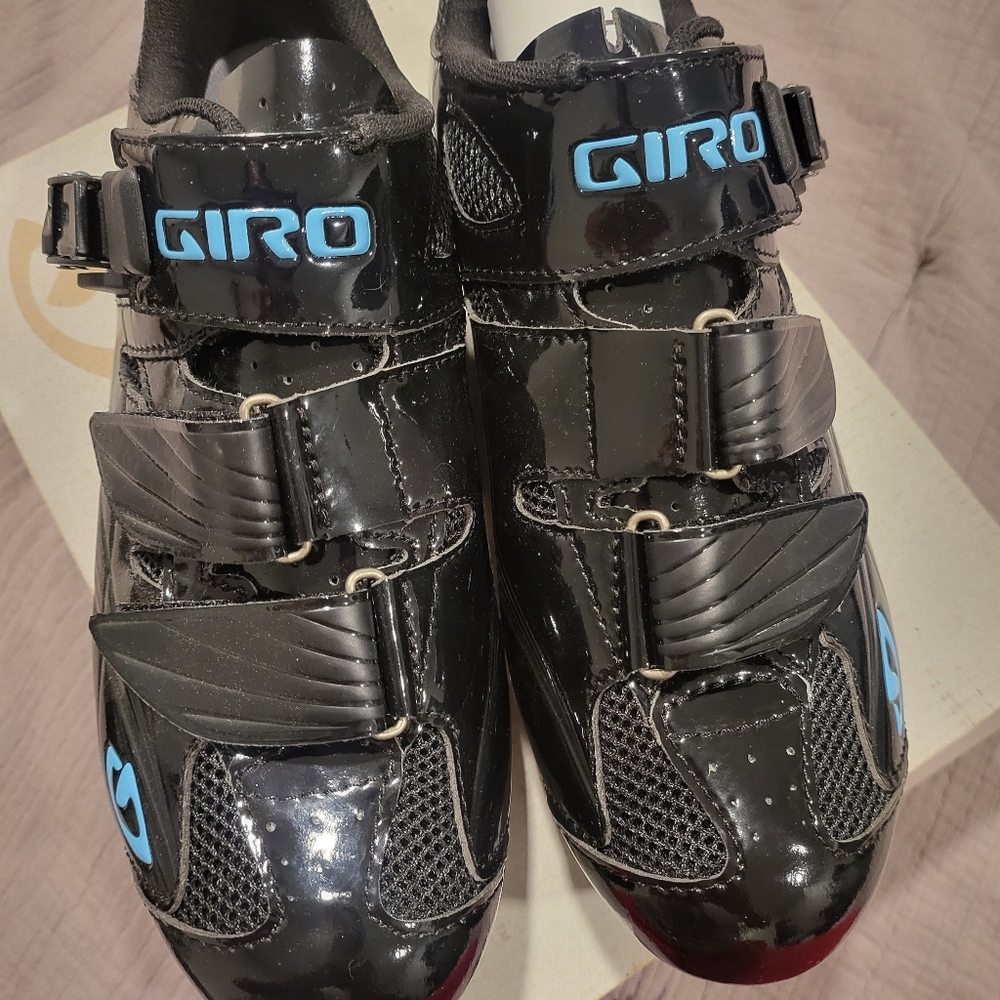 GIRO SOLARA Womens Road Bike Cycling Shoes w ARC1 Cleats Black EU 40 Aegis